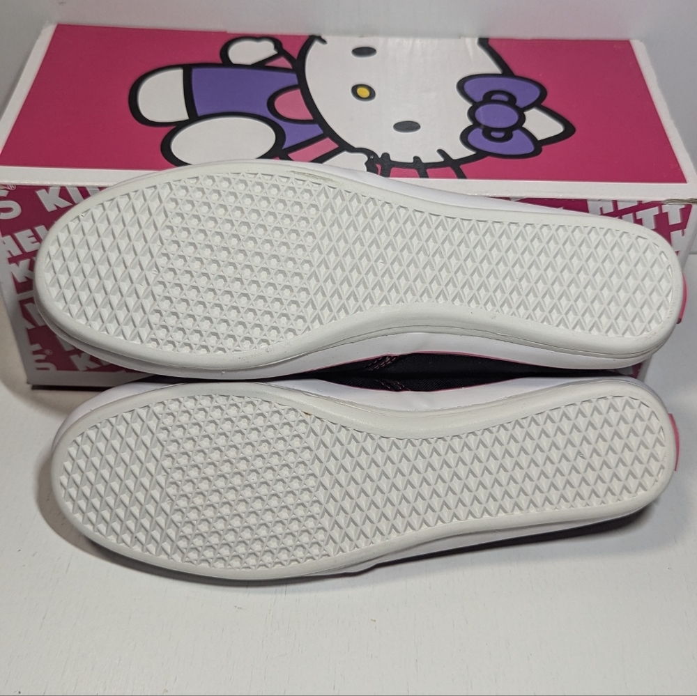 Vans Kalani (Hello Kitty) Black/Magenta Slip - on Sneakers Women's Size 5 - Picture 7 of 9